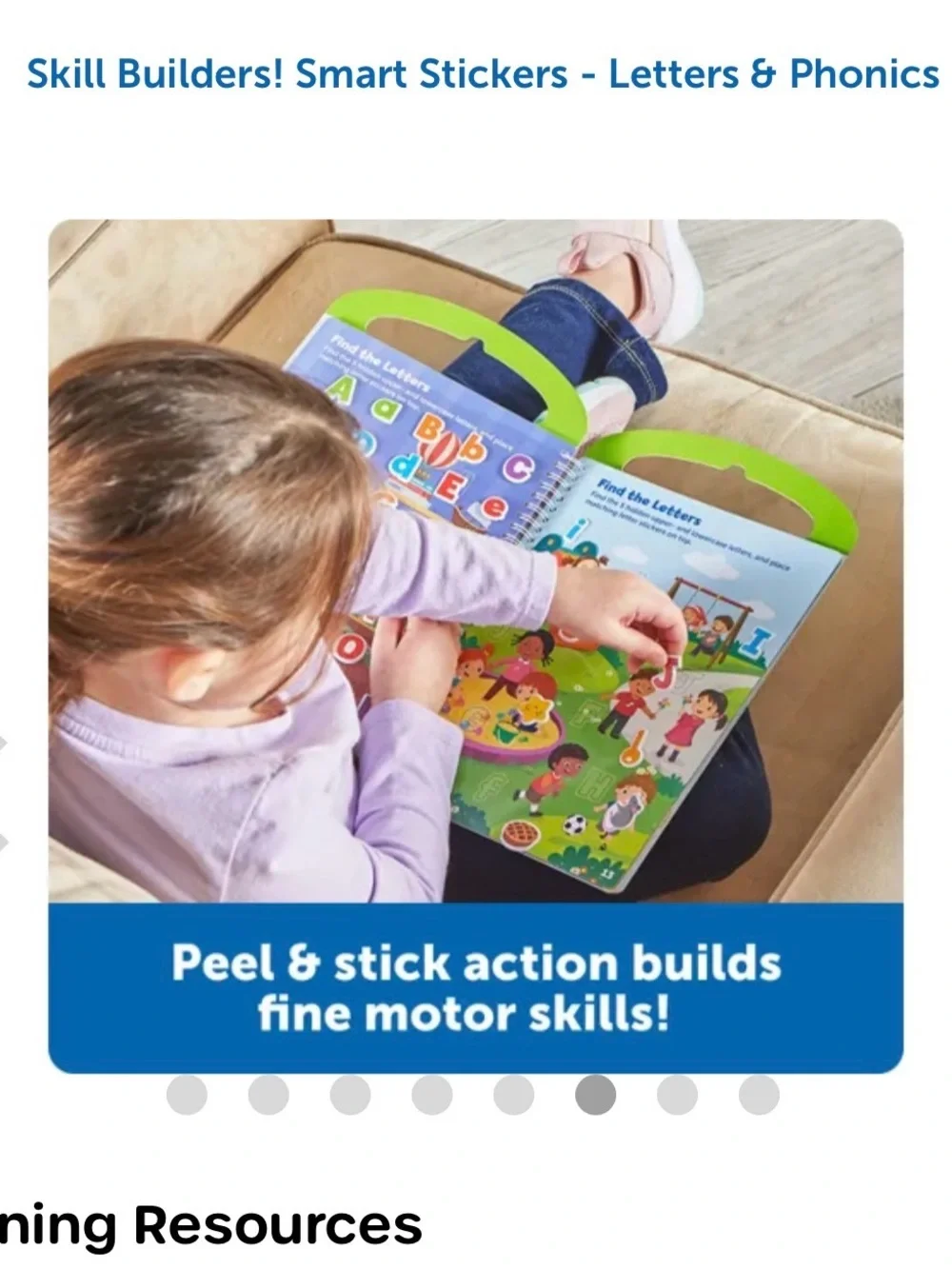 Learning Resources- 2 Books Included- Letters & Phonics- Colors, Numbers, Shapes